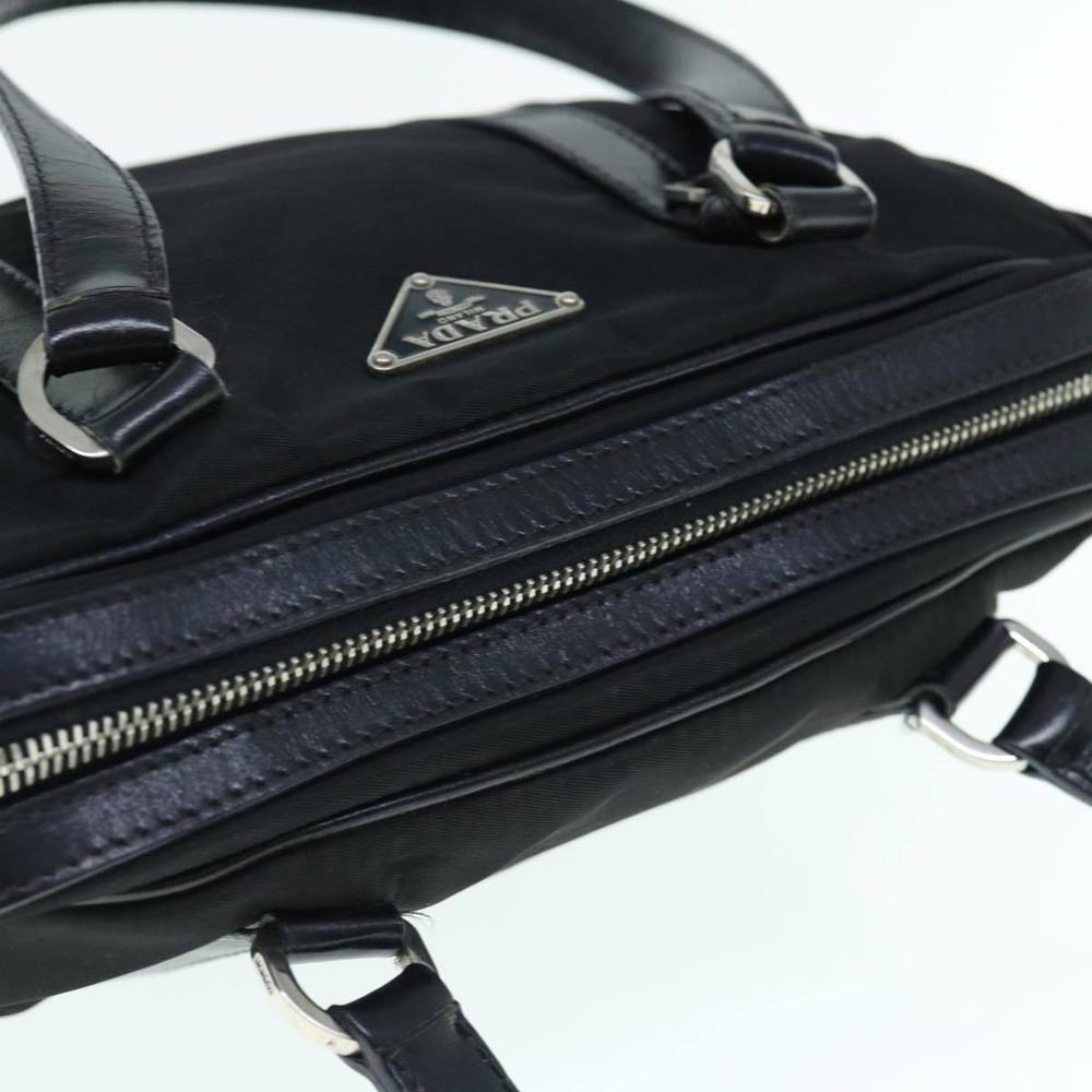 PRADA Hand Bag Nylon Black Auth ki3990 - Picture 6 of 16